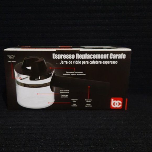 Espresso Replacement Carafe 4 CUPS CAPACITY - Picture 6 of 8